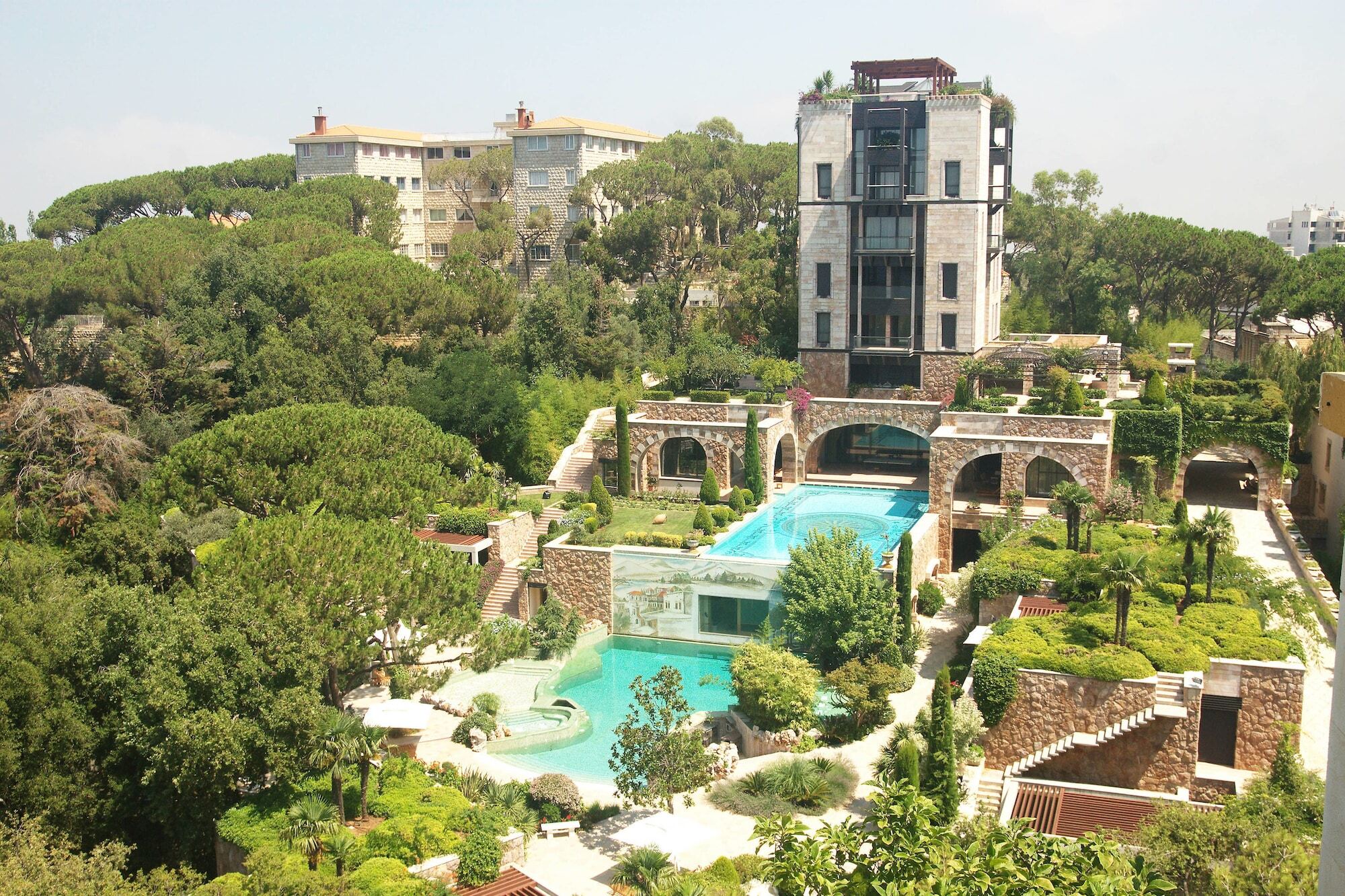 Grand Hills Hotel & Spa Brummana Exterior foto